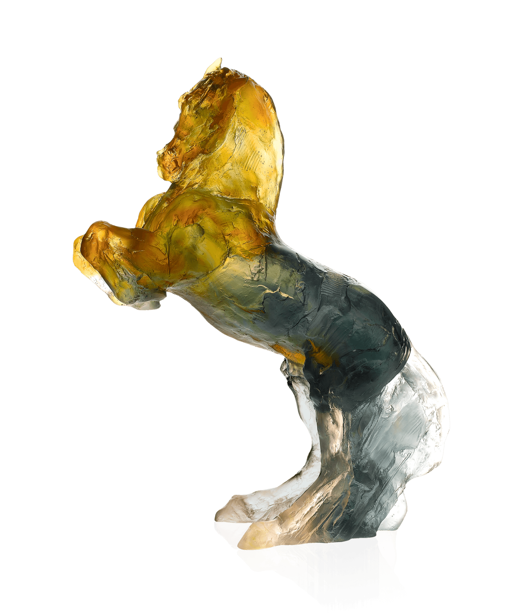 Daum Balthazar Grey By Jean Louis Sauvat 275ex Sculpture — Amber