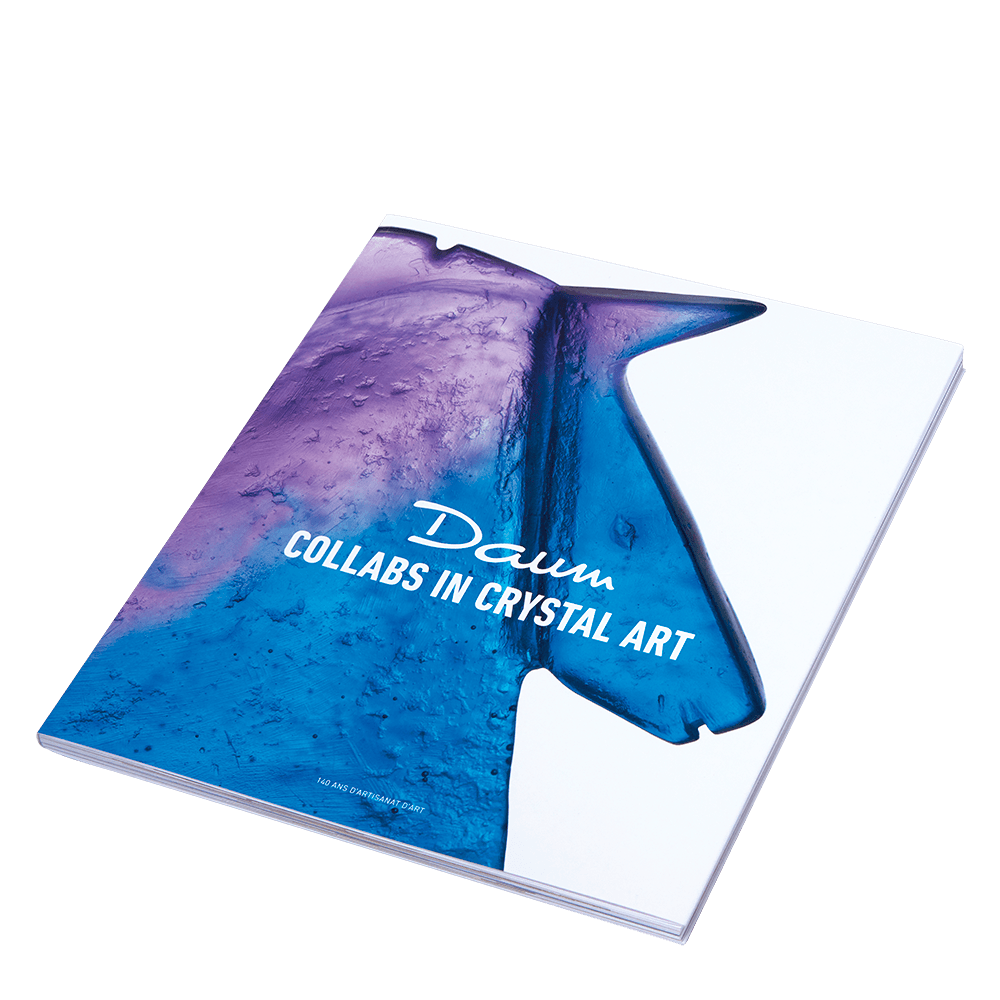 Daum Book Daum Collabs in Crystal Art Cover Sculpture — "Cabeza Carlos Mata"