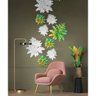 Daum Bornéo Large Wall Leaf By Emilio Robba Wall Sculpture – Green, alternate view