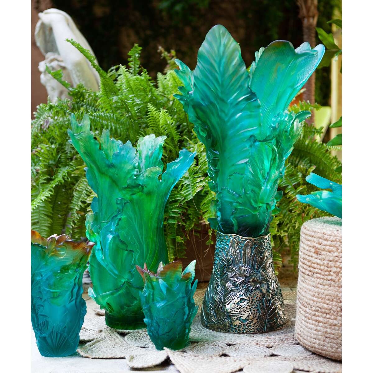 Daum Bornéo Prestige Vase By Emilio Robba 99ex – Tropical, alternate view