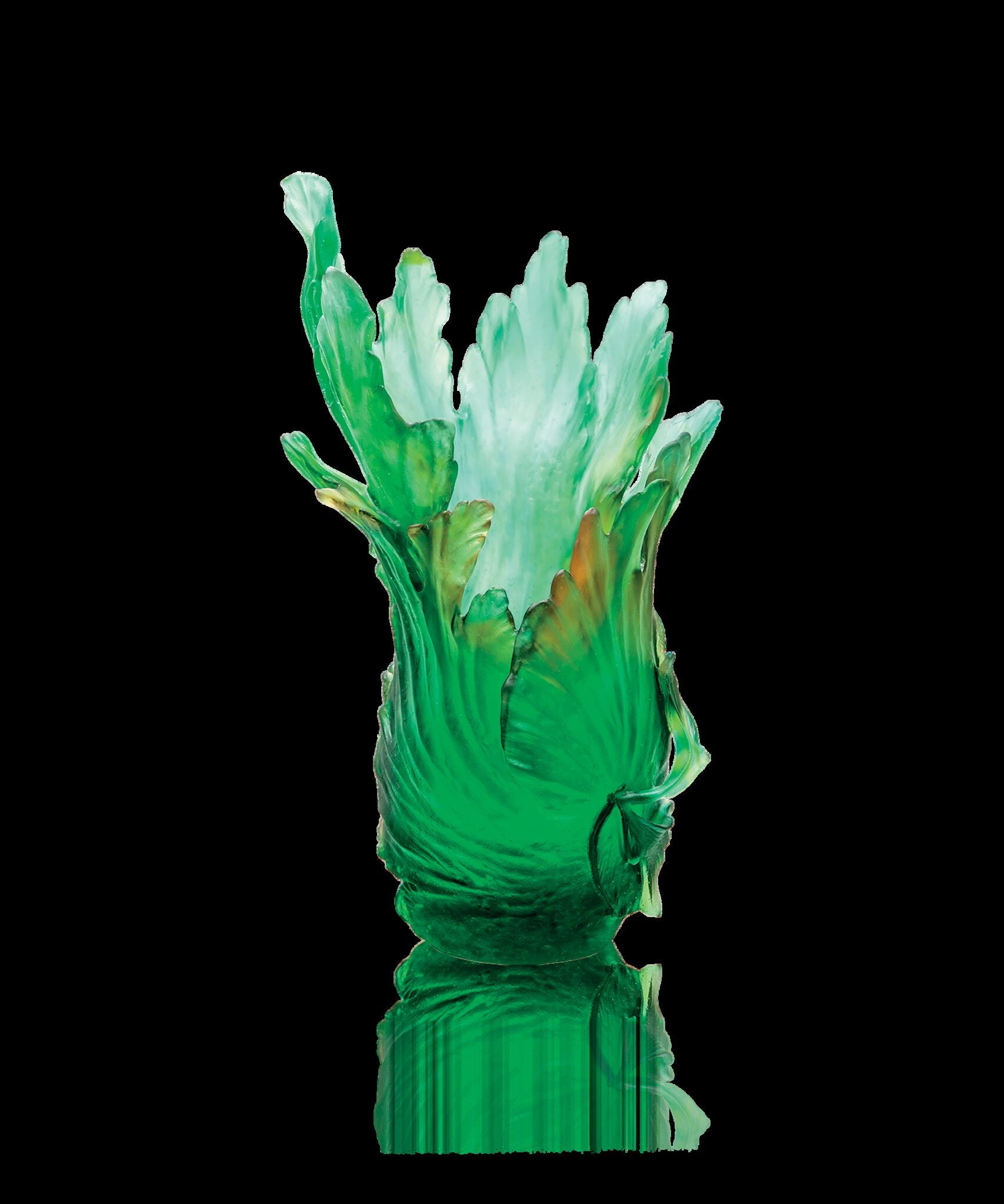 Daum Bornéo Vase By Emilio Robba 375ex