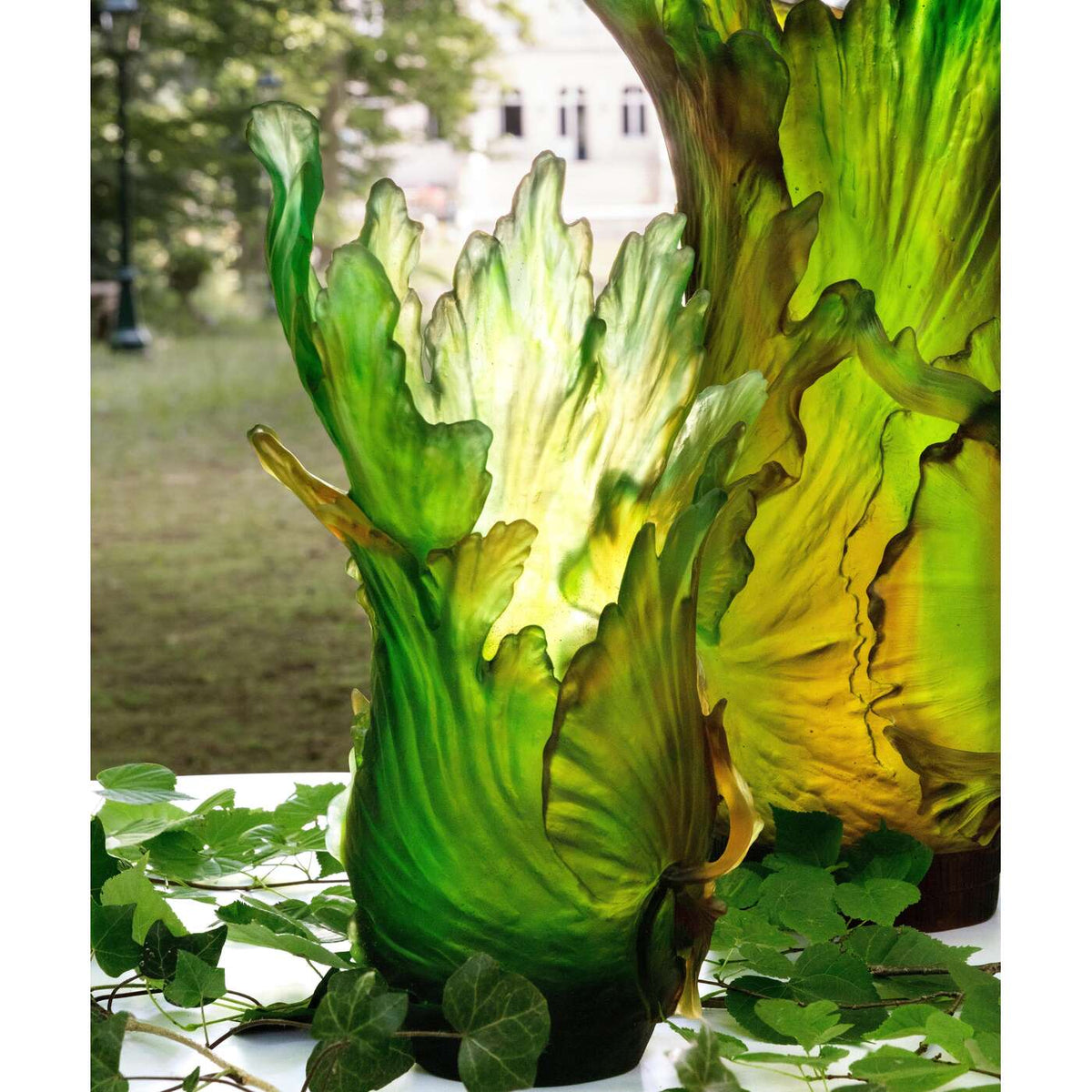 Daum Bornéo Vase By Emilio Robba 375ex, alternate view