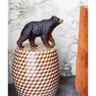 Daum Brown Bear 500ex Sculpture, alternate view