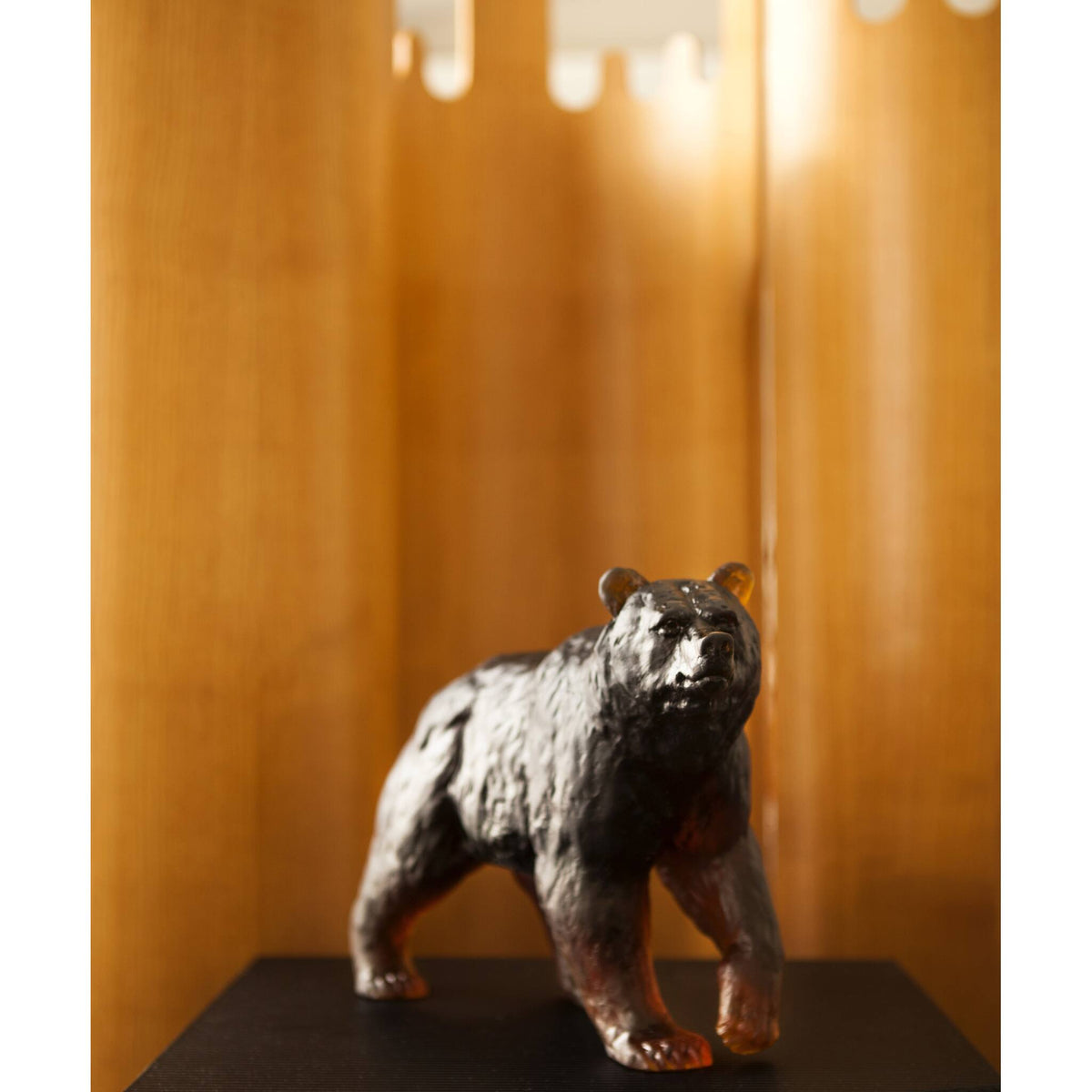 Daum Brown Bear 500ex Sculpture, alternate view