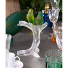 Daum Budgerigars Sculpture, alternate view