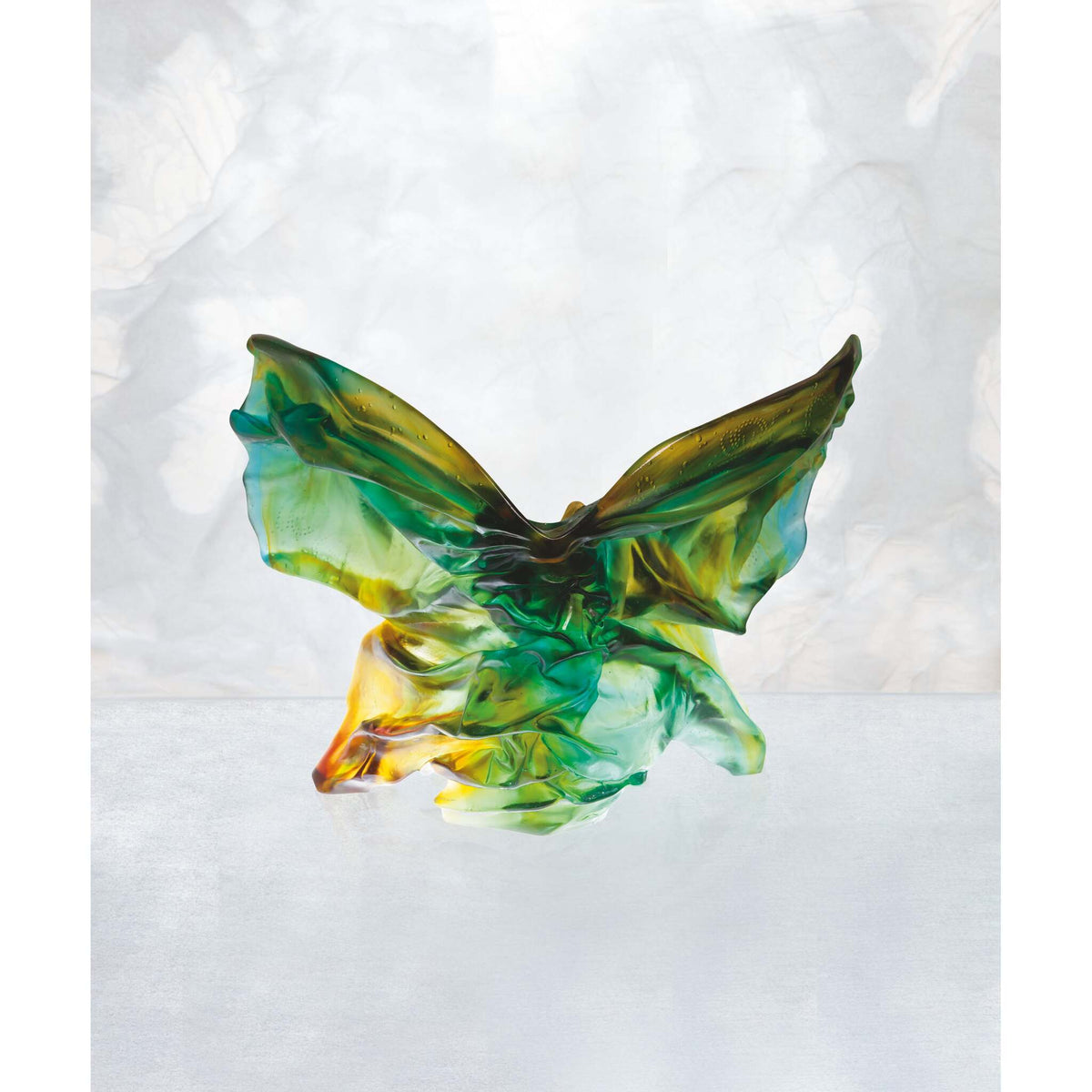 Daum Butterfly Soliflore By Hanaé Mori 75ex Sculpture, alternate view