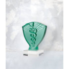 Daum Caducee Symbol Sculpture, alternate view