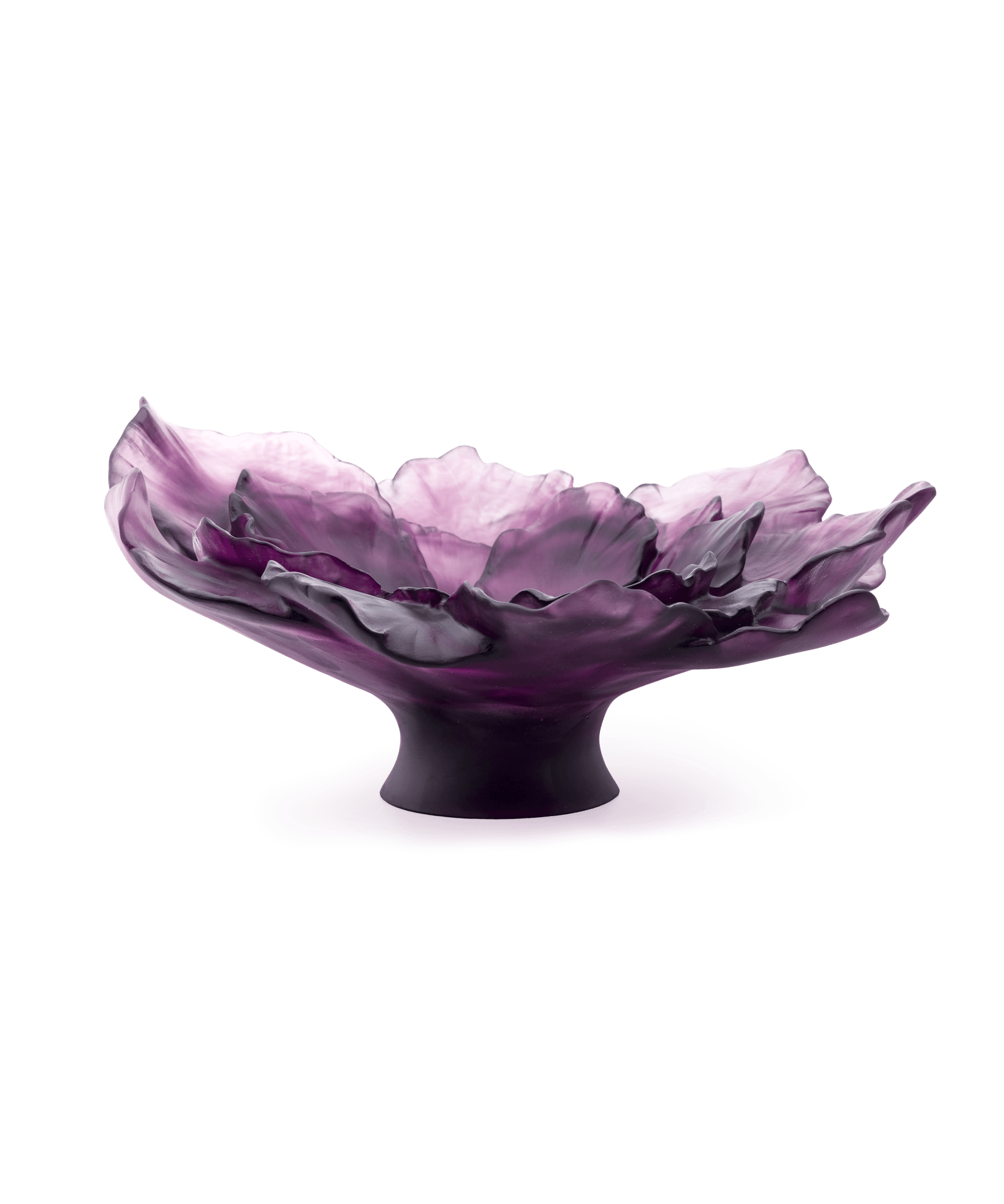 Daum Camelia Large Bowl — Purple