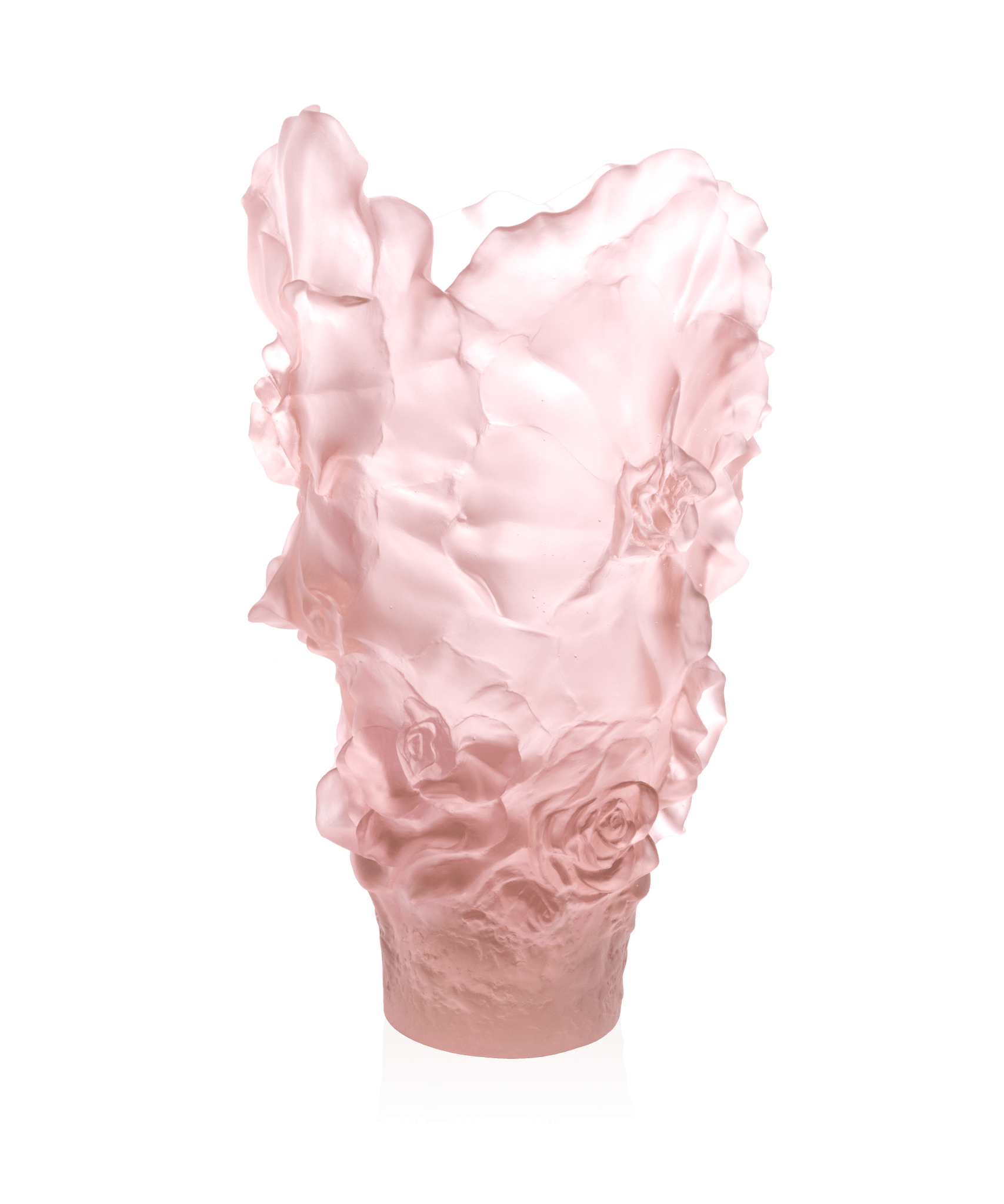 Daum Camelia Magnum Vase 99ex — Pink