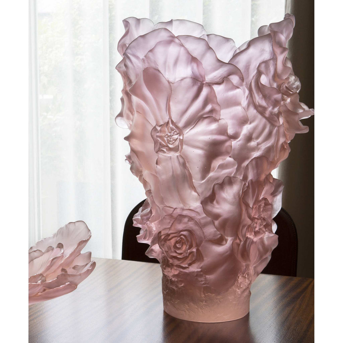 Daum Camelia Magnum Vase 99ex – Pink, alternate view