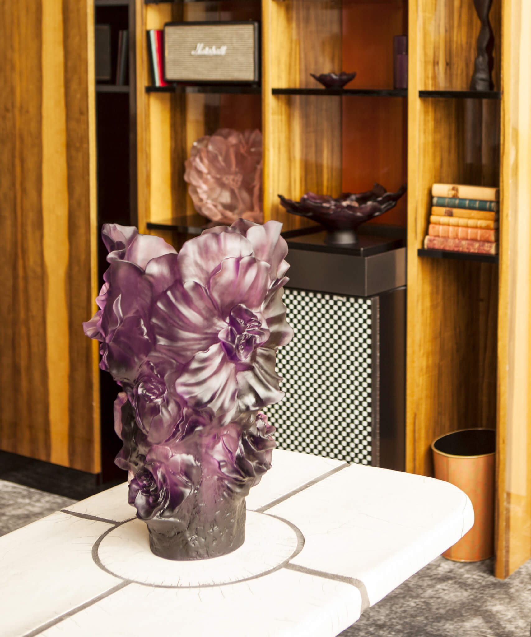 Daum Camelia Magnum Vase 99ex — Purple