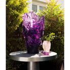 Daum Camelia Magnum Vase 99ex – Purple, alternate view