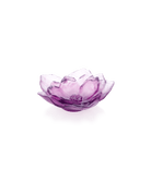 Daum Camelia Small Bowl Vase — Purple