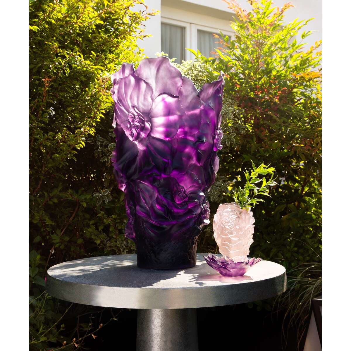 Daum Camelia Small Bowl Vase – Purple, alternate view