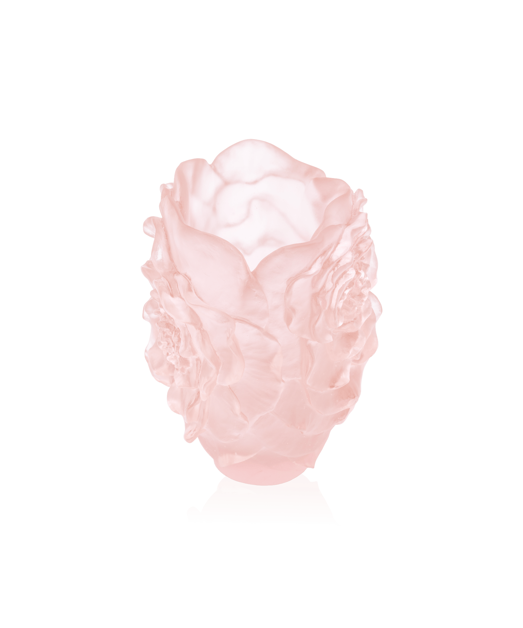 Daum Camelia Small Vase — Pink