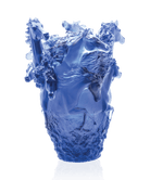 Daum Cavalcade Large Vase — Blue 175ex