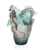 Daum Cavalcade Large Vase — Blue grey 500ex