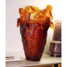 Daum Cavalcade Magnum Vase – Amber 175ex, alternate view