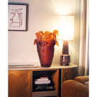 Daum Cavalcade Magnum Vase – Amber 175ex, alternate view