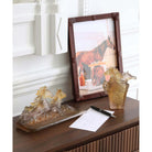 Daum Cavalcade Pencil Tray – Glazed brown, alternate view
