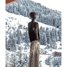 Daum Charlotte and By Jean Philippe Richard Sculpture – Black silver 75ex, alternate view