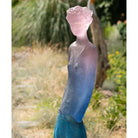 Daum Charlotte and By Jean Philippe Richard Sculpture – Blue pink 175ex, alternate view
