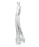 Daum Charlotte and By Jean Philippe Richard Sculpture — White silver 75ex
