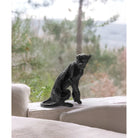 Daum Cheetah By Jean François Leroy 1000ex Sculpture – Black, alternate view