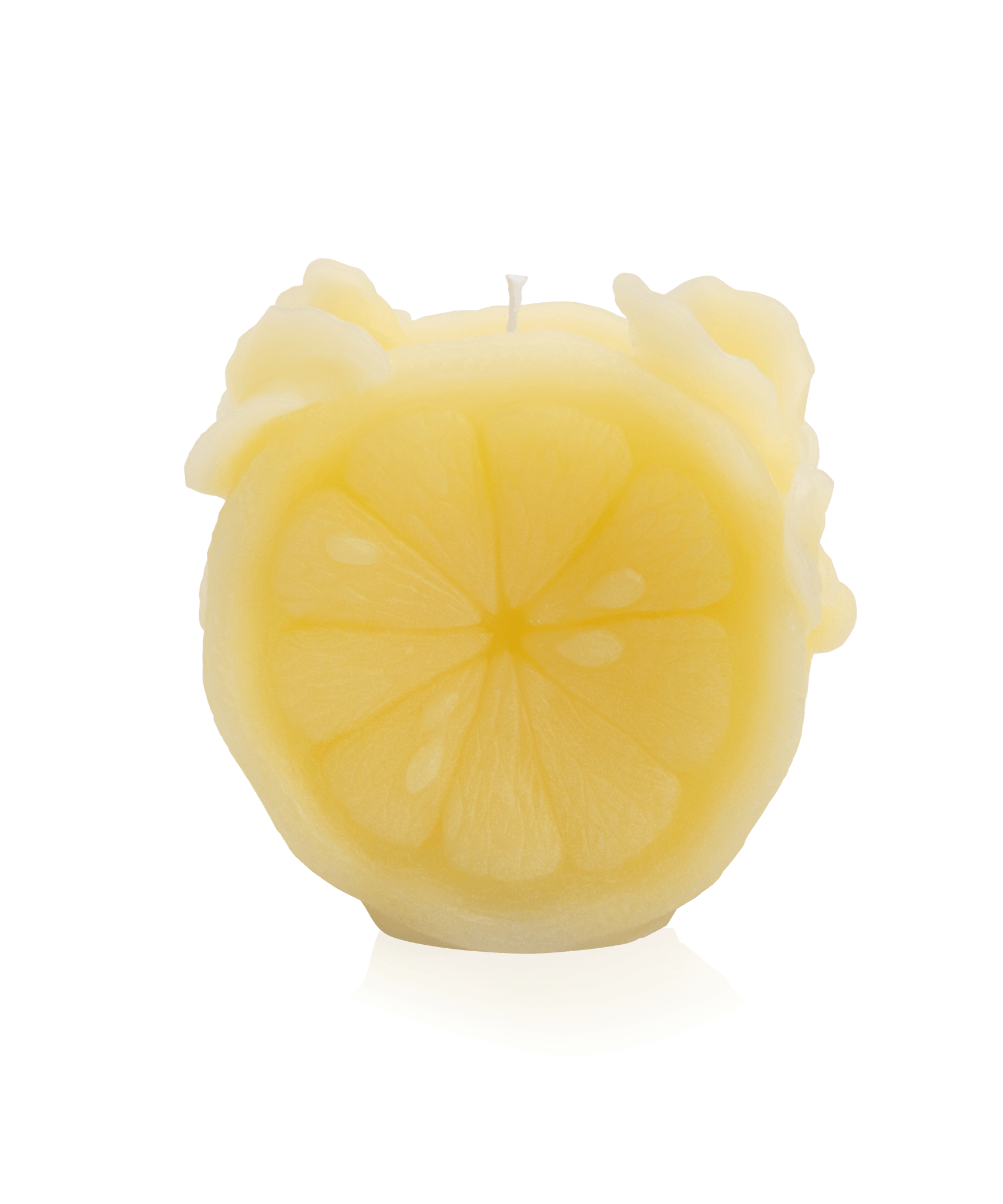 Daum Citrus Candle Candleholder — Yellow