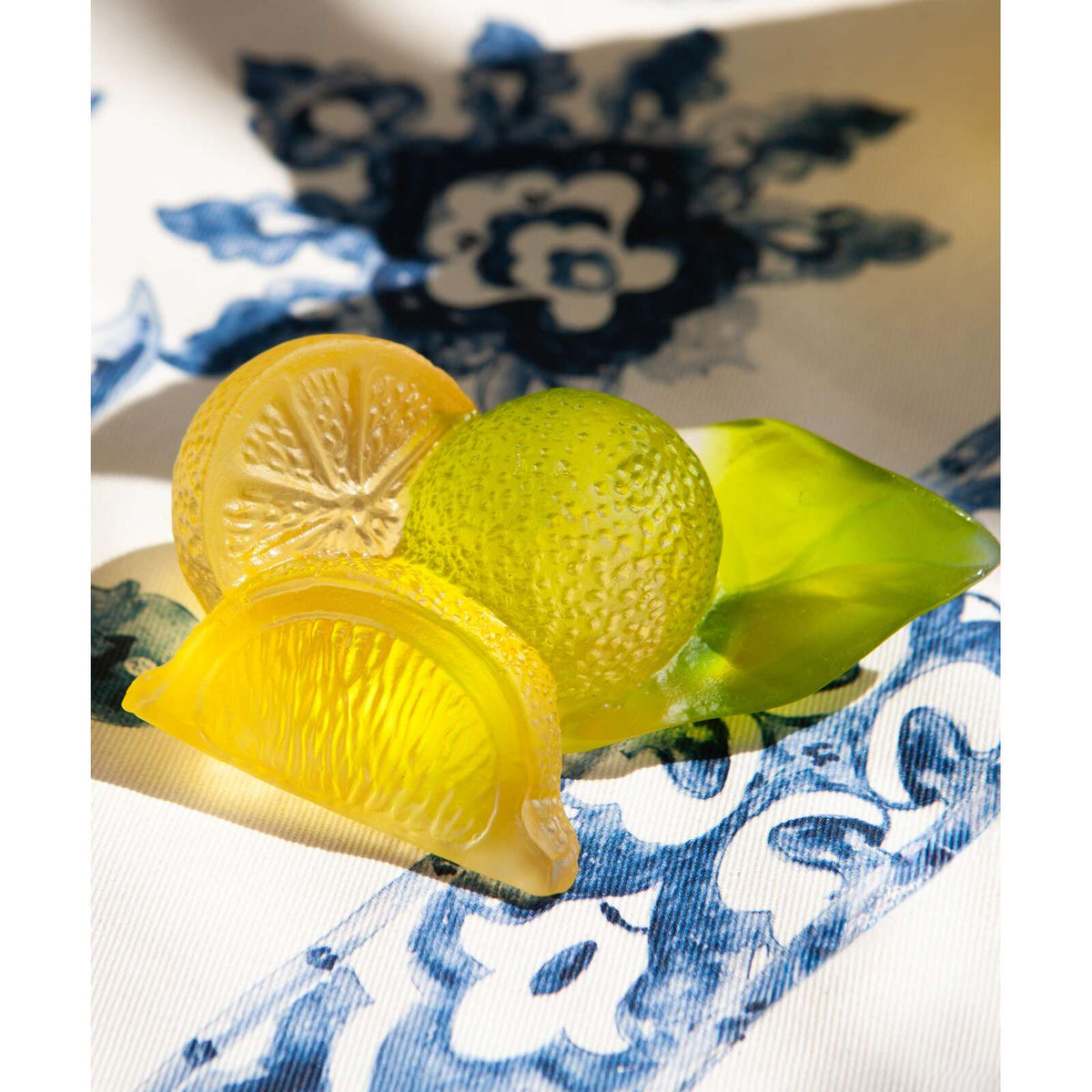 Daum Citrus Decorative Arrangement Sculpture, alternate view