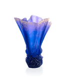 Daum Collection Croisière Large Vase — Midnight blue 99ex