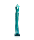 Daum Départ Blue and Green By Laurence Bonnel 175ex Sculpture