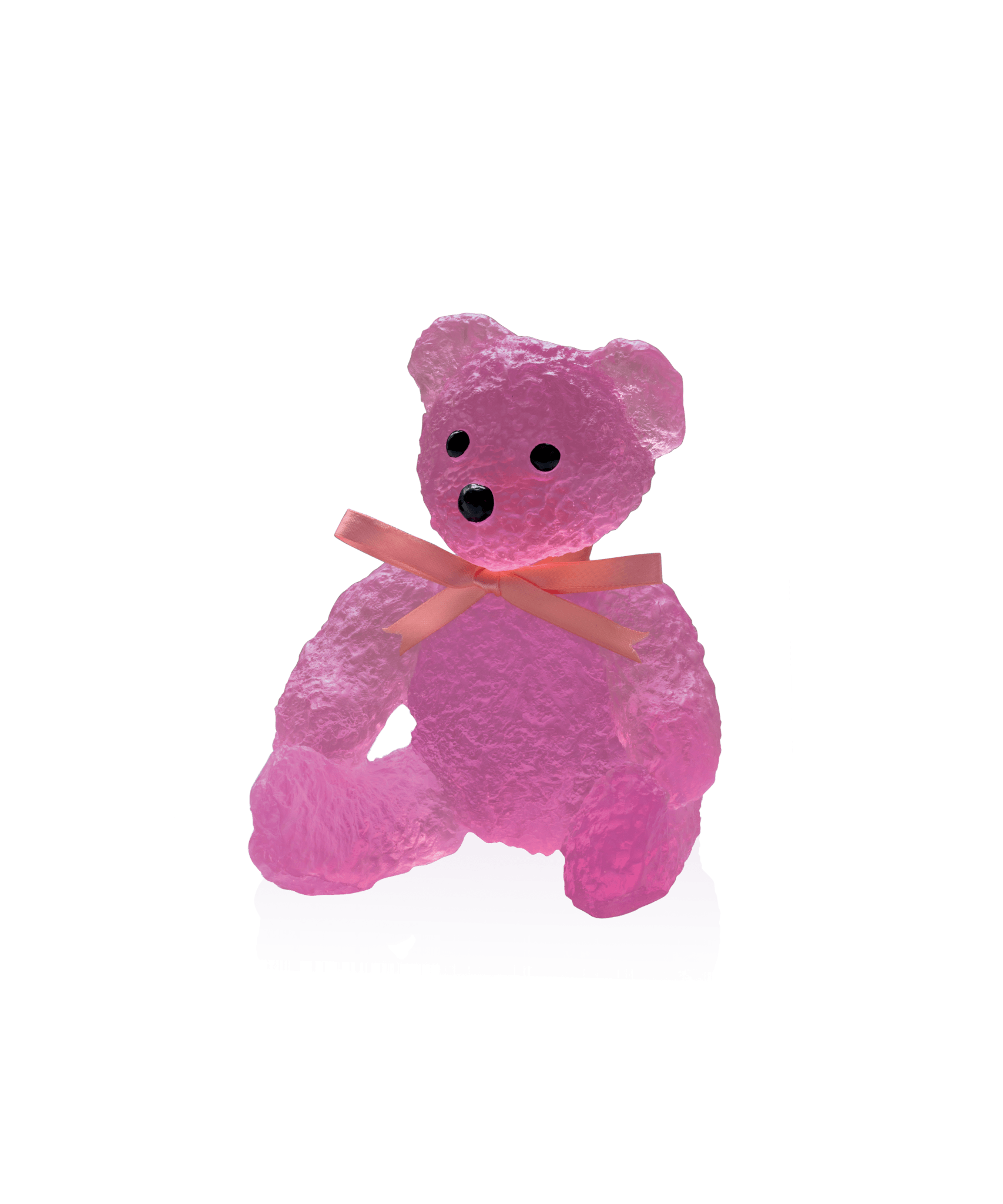 Daum Doudours By Serge Mansau 375ex Sculpture — Pink