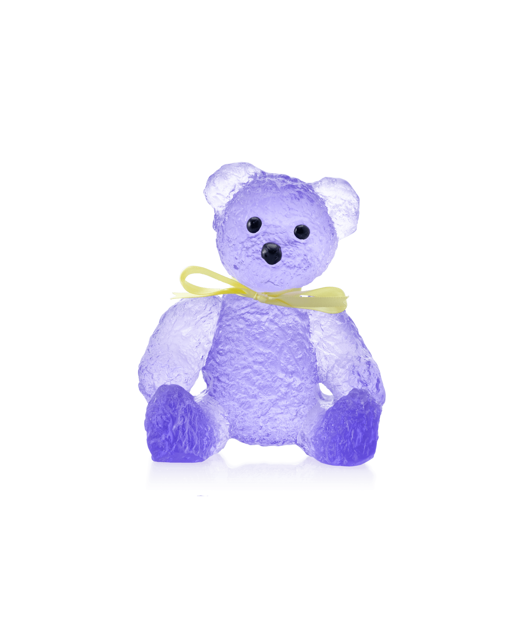 Daum Doudours By Serge Mansau 375ex Sculpture — Purple