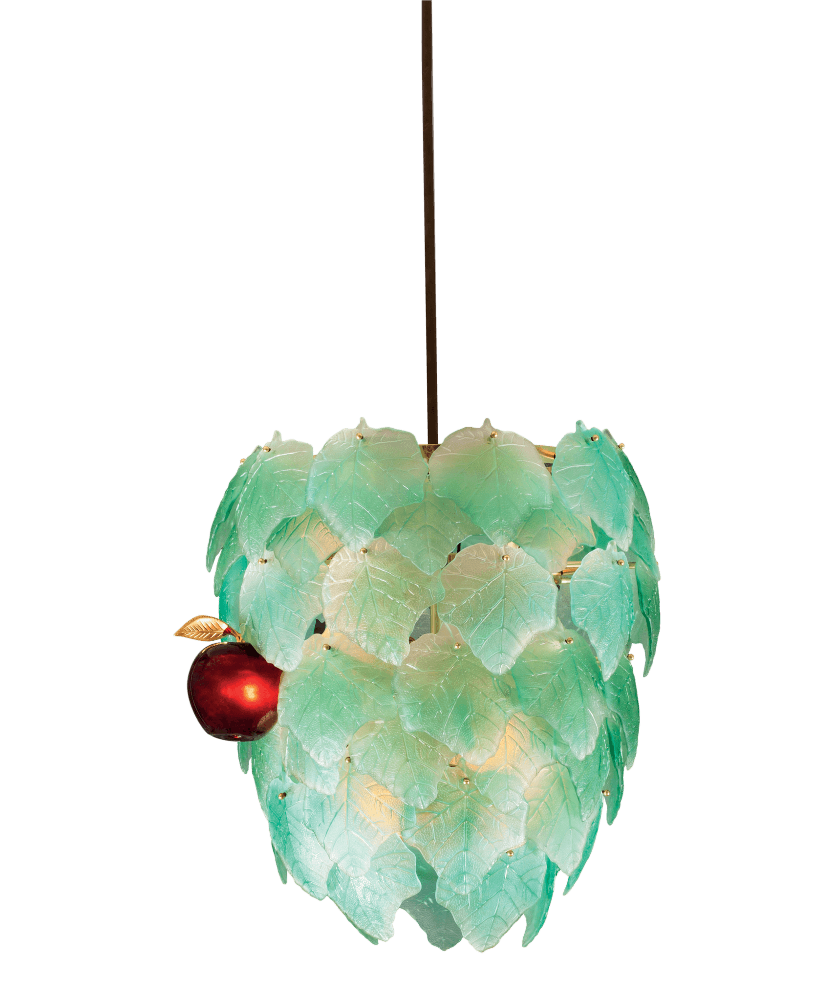 Daum Eden Chandelier Green By Martyn Lawrence Bullard Sculpture — 50ex