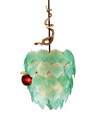 Daum Eden Chandelier Green By Martyn Lawrence Bullard Sculpture — Reptile 8ex