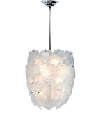 Daum Eden Chandelier White By Martyn Lawrence Bullard Sculpture