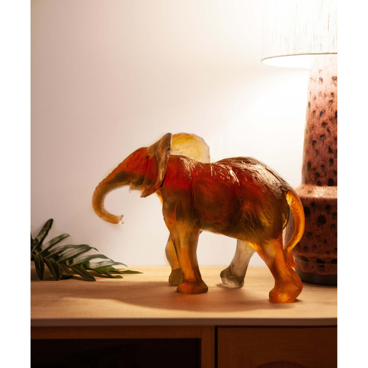 Daum Elephant Savana, Large By Isabelle Carabantes 225ex Sculpture, alternate view