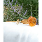 Daum Eternal Rose Sculpture – Orange, alternate view
