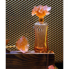 Daum Eternal Rose Sculpture – Orange, alternate view