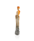 Daum Eugénie and By Jean Philippe Richard 375ex Sculpture — Amber green
