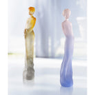 Daum Eugénie and By Jean Philippe Richard 375ex Sculpture – Amber green, alternate view