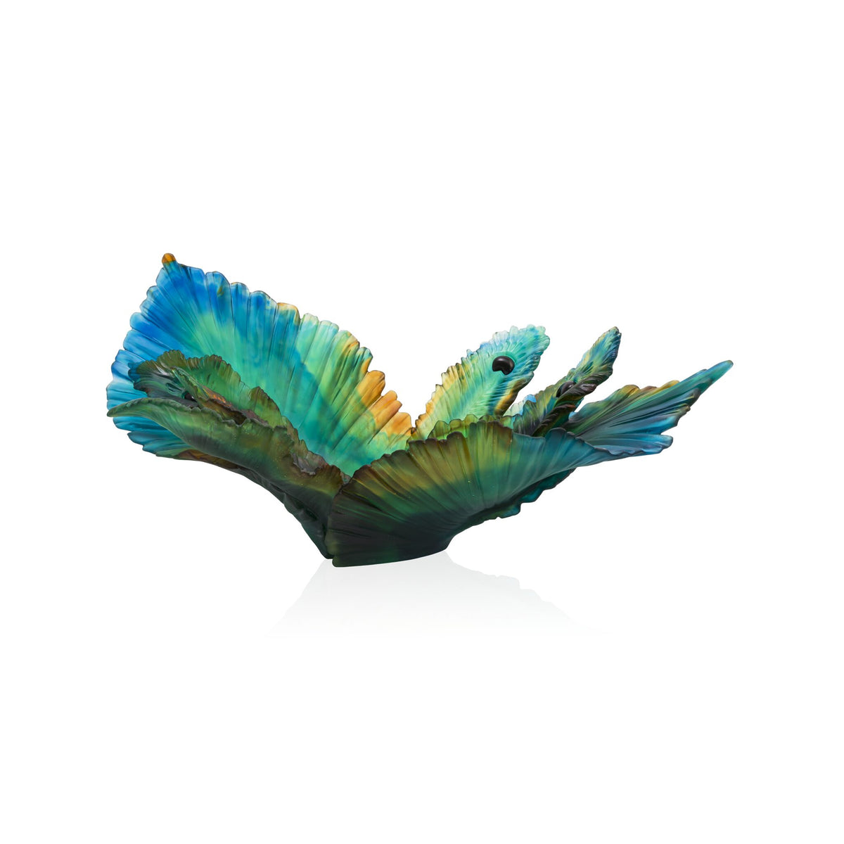 Daum Fleur De Paon Centerpiece Sculpture – 375ex, lifestyle view
