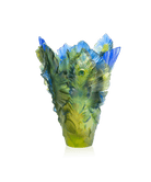 Daum Fleur De Paon Large Vase — Exotique 125ex