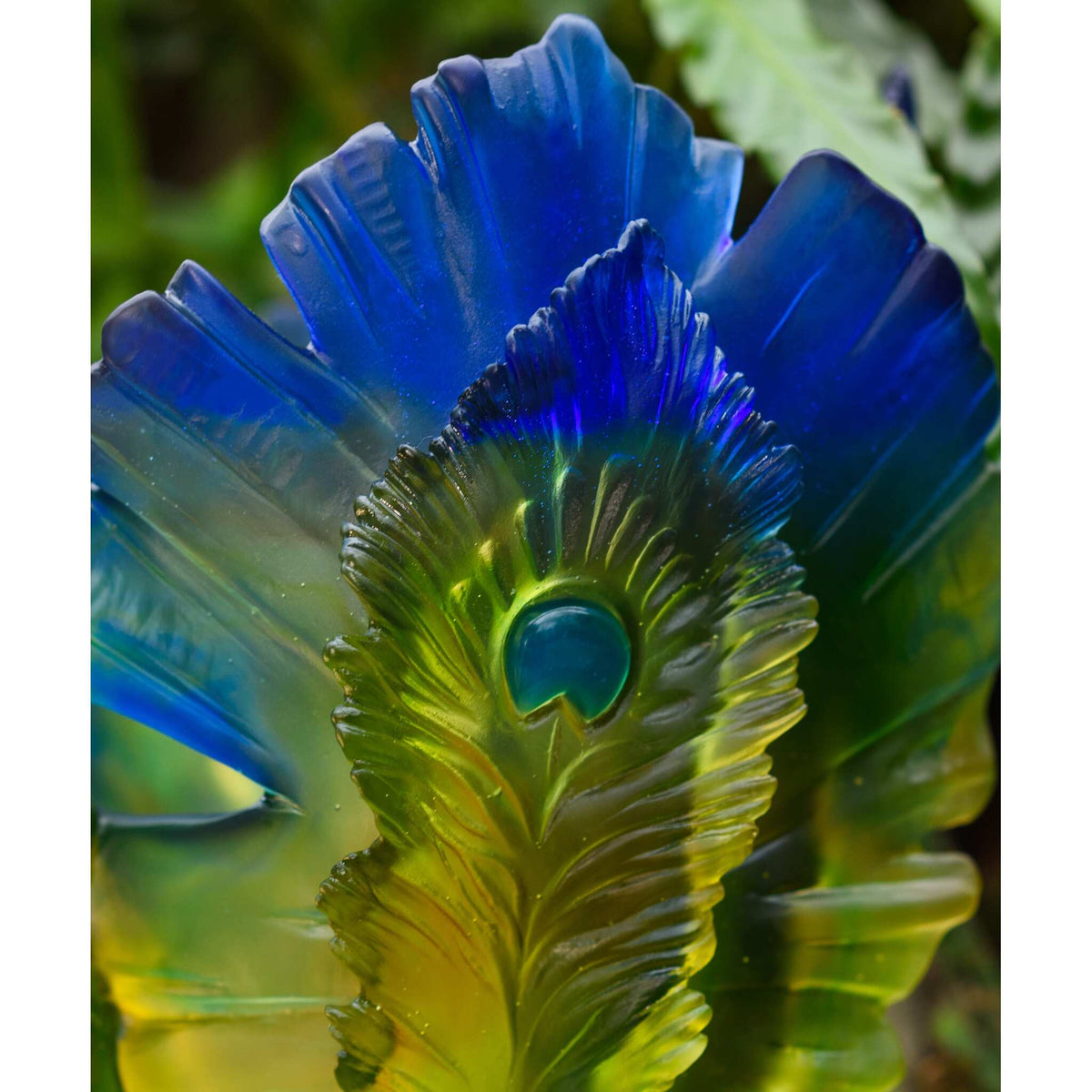 Daum Fleur De Paon Large Vase – Exotique 125ex, alternate view