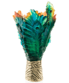 Daum Fleur De Paon Magnum Vase — 99ex