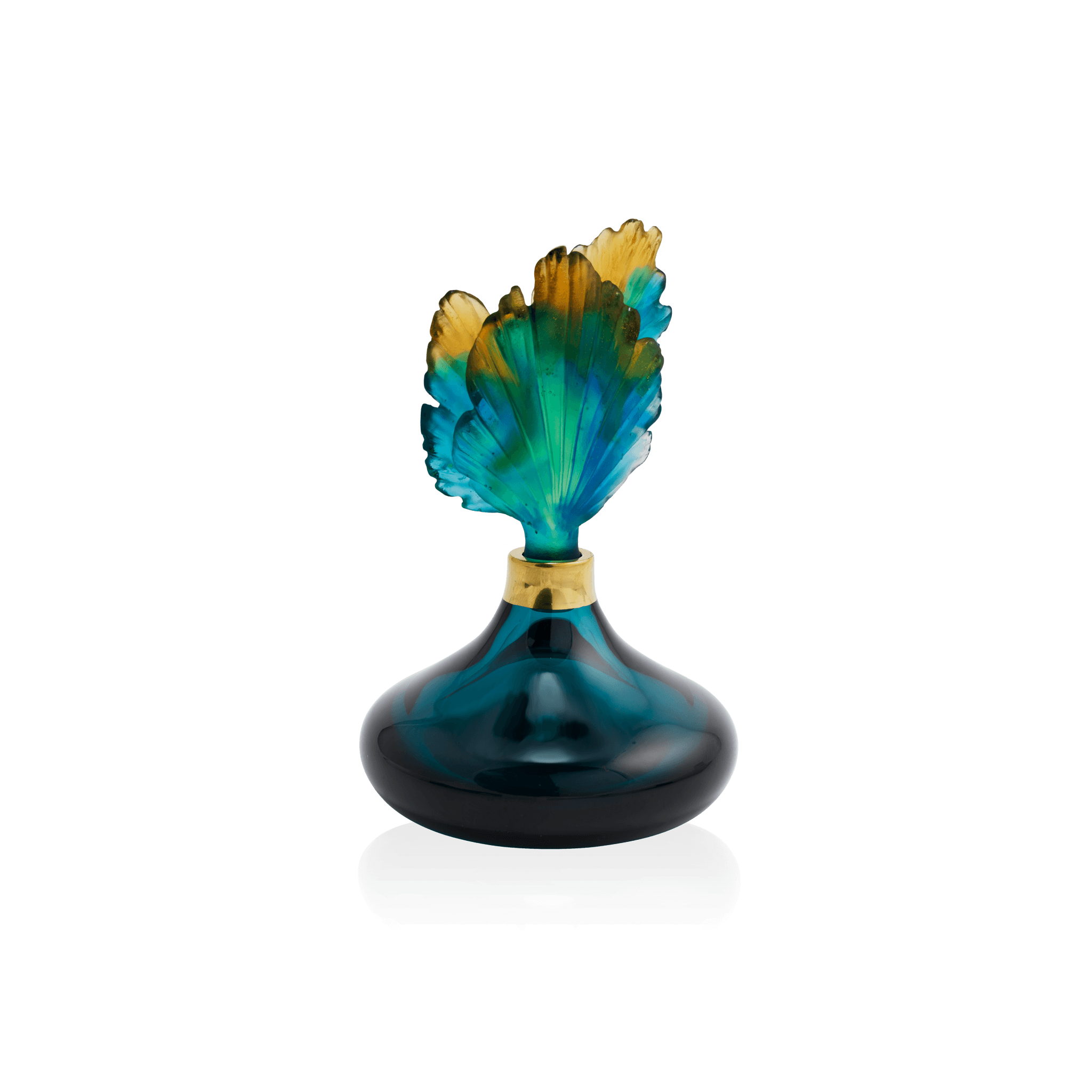 Daum Fleur De Paon Perfume Bottle