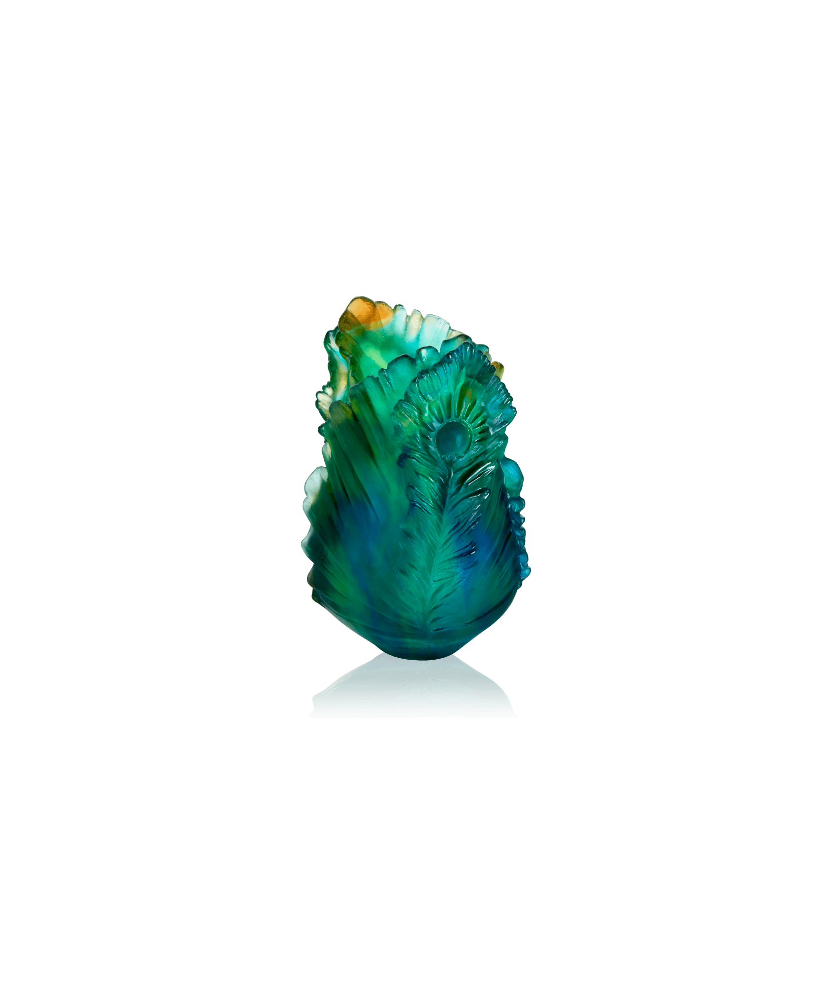 Daum Fleur De Paon Small Vase — Original