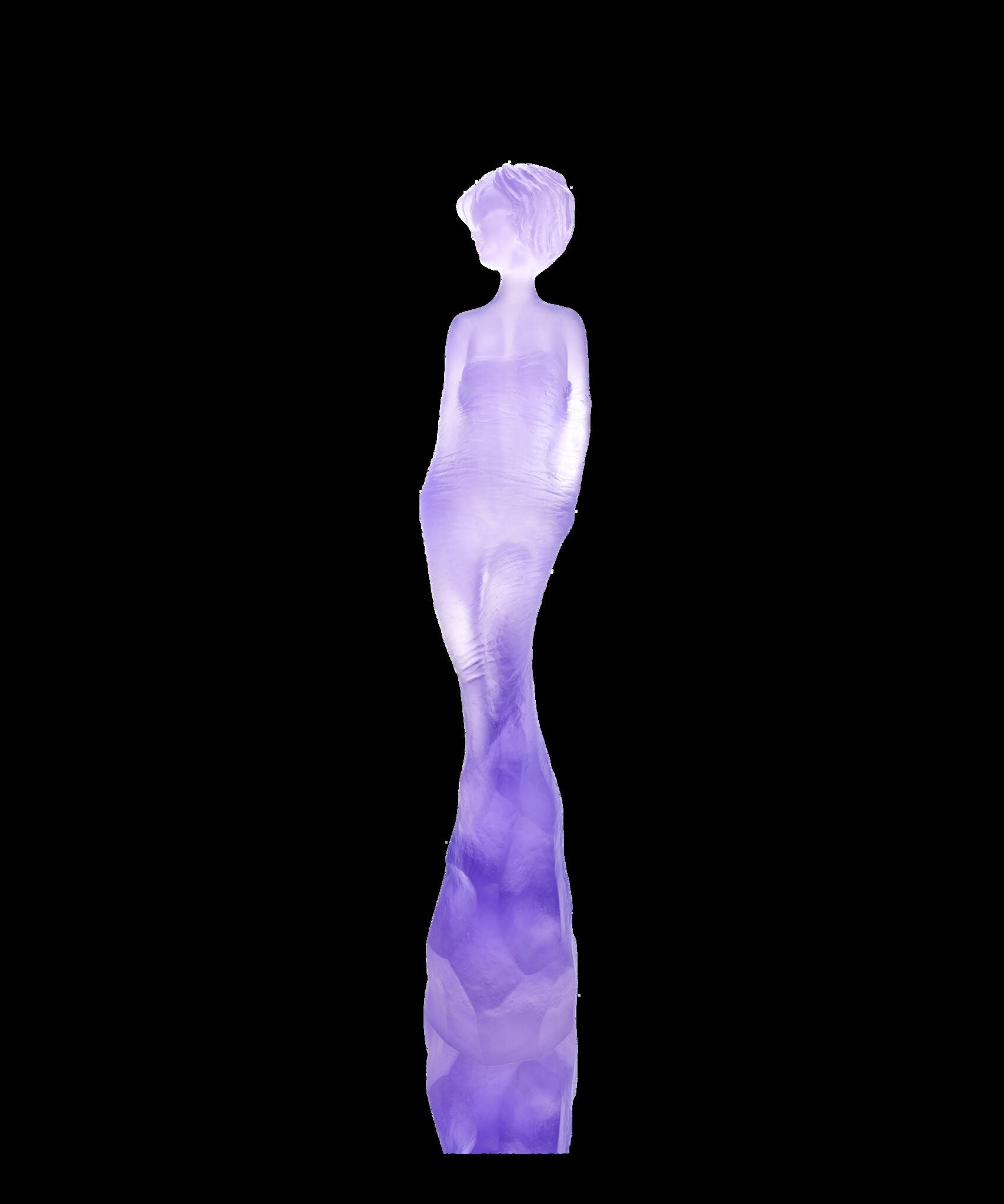 Daum Galatéa By Jean Philippe Richard Sculpture — Purple 175ex