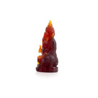 Daum Ganesha Dark Amber Sculpture, alternate view